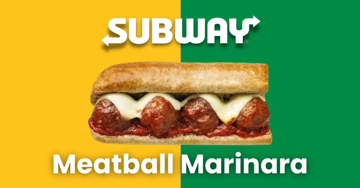 Subway Meatball Marinara